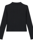 CROPPED V-NECK POLO SHIRT